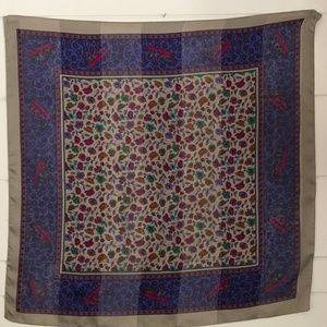 vintage purple and gray scarf